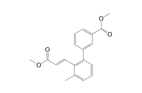 (E)-3-[6'-METHYL-2'-(3''-METHOXYCARBONYLPHENYL)-PHENYL]-PROPENOIC-METHYLESTER