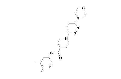 4-piperidinecarboxamide, N-(3,4-dimethylphenyl)-1-[6-(4-morpholinyl)-3-pyridazinyl]-