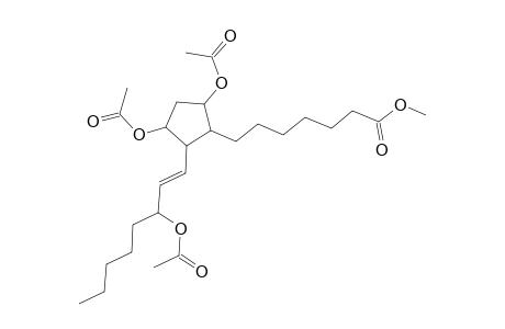 7-[3,5-diacetoxy-2-[(E)-3-acetoxyoct-1-enyl]cyclopentyl]enanthic acid methyl ester