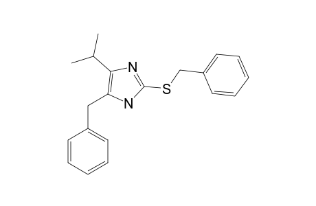 4-BENZYL-2-BENZYLSULFANYL-5-ISOPROPYL-1H-IMIDAZOLE