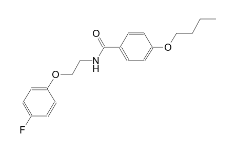 benzamide, 4-butoxy-N-[2-(4-fluorophenoxy)ethyl]-