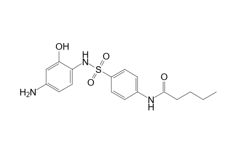 4'-[(4-amino-2-hydroxyphenyl)sulfamoyl]valeranilide