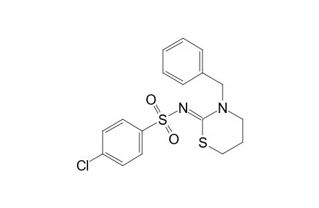 N-[3'-Benzyl-(tetrahydro)-2H-1',3'-thiazin-2'-ylidene]-4-chlorobenzene-sulfonamide