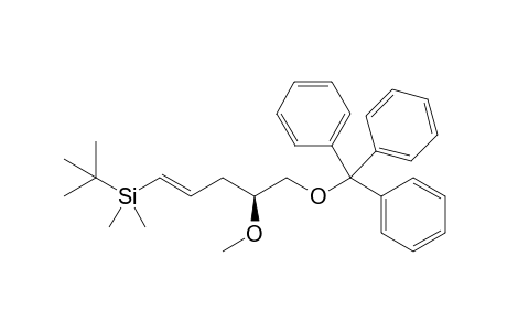 [(t-Butyl)-[(4'-ethoxy-5'-(triphenylmethoxy)pent-1'-enyl]-dimethylsilane