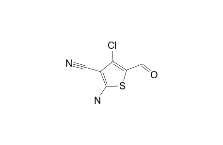 3-Chloro-4-cyano-5-aminothiopyran-2-carboxaldehyde