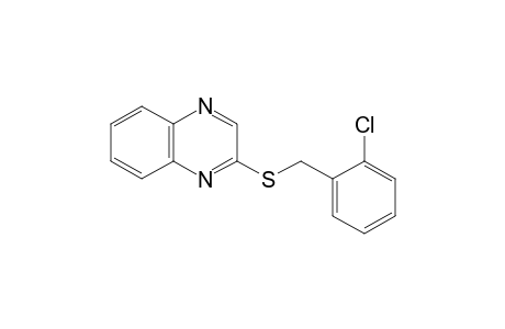 2-[(o-CHLOROBENZYL)THIO]QUINOXALINE