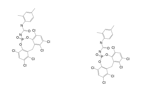 N-(2',4'-DIMETHYLPHENYL)-N'-[1,2,4,8,10,11-HEXACHLORO-6-OXIDO-12H-DIBENZO-[D,G]-1,3,2-DIOXAPHOSPHOCIN-6-YL]-UREA