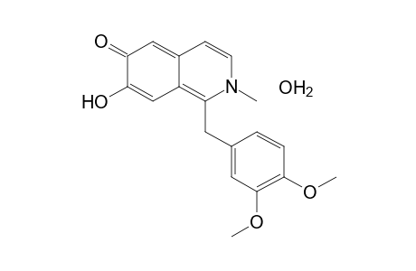 Protopapaverine mono-hydrate