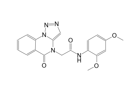 [1,2,3]triazolo[1,5-a]quinazoline-4-acetamide, N-(2,4-dimethoxyphenyl)-4,5-dihydro-5-oxo-