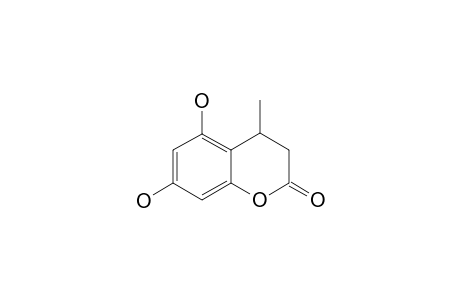 4-METHYL-5,7-DIHYDROXY-3,4-DIHYDROCOUMARIN