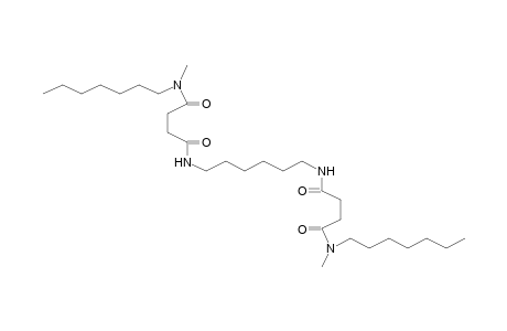 N'-heptyl-N-[6-[[4-[heptyl(methyl)amino]-1,4-dioxobutyl]amino]hexyl]-N'-methylbutanediamide