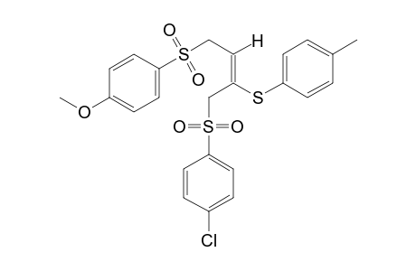 (E)-p-{{4-[(p-chlorophenyl)sulfonyl]-3-(p-tolylthio)-2-butenyl}-sulfonyl}anisole