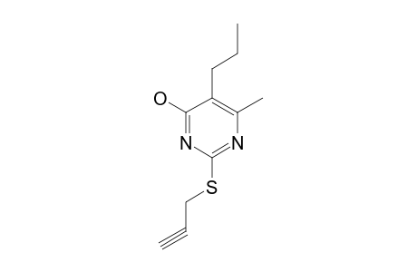 6-methyl-5-propyl-2-[(2-propynyl)thio]-4-pyrimidinol