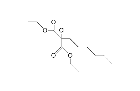 1:1-Mixture-cis, trans-(1-hexenyl)-chloromalonic-ester