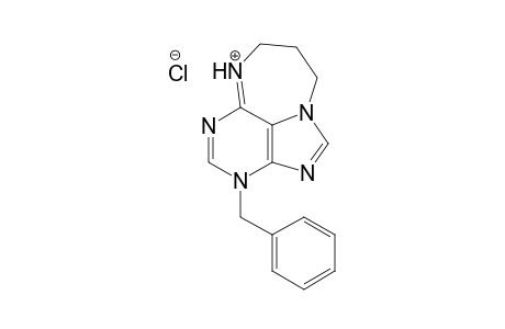 3-Benzyl-3,7,8,9-tetrahydro-2,3,5,9a-tetraaza-6-azonia-benzo[cd]azulene; chloride