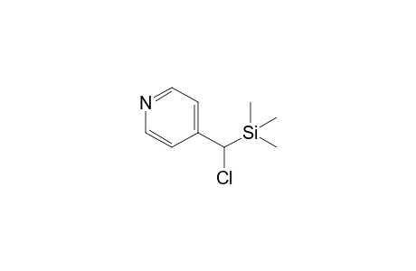 4-[Chloro(trimethylsilyl)methyl]pyridine