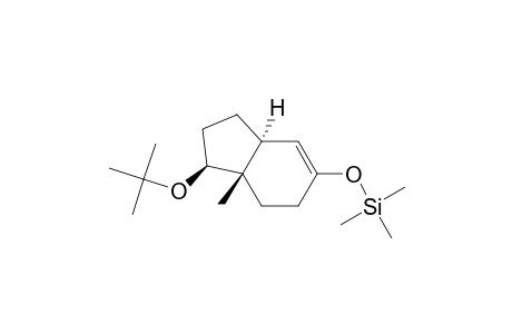 [1S,3aS,7aS]-1-tert-Butoxy-2,3.3a.6.7,7a-hexahydro-7a-methyl-5-trimethylsilyloxy-1H-indene