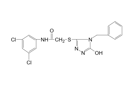 2-[(4-benzyl-5-hydroxy-4H-1,2,4-triazol-3-yl)thio]-3',5'-dichloroacetanilide