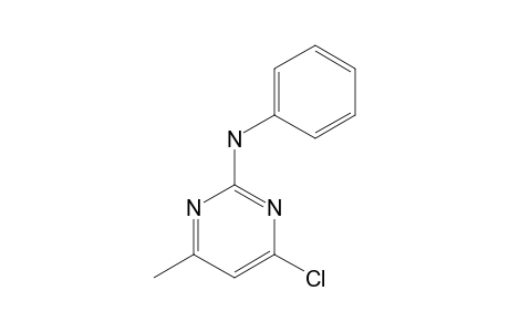 PYRIMIDINE, 2-ANILINO-4-CHLORO- 6-METHYL-,