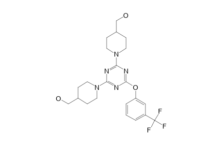 1,1'-[6-[3-(TRIFLUOROMETHYL)-PHENOXY]-1,3,5-TRIAZINE-2,4-DIYL]-BIS-4-PIPERIDINEMETHANOL