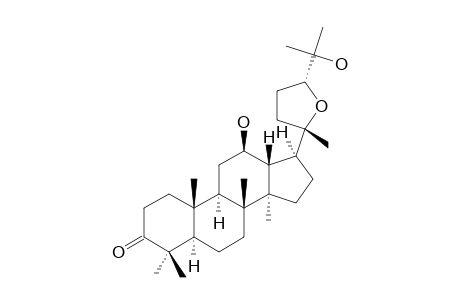 (20S,24R)-EPOXYDAMMARANE-12,25-DIOL-3-ONE;M2-2