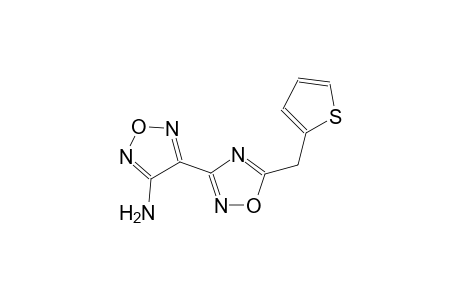 4-(5-Thiophen-2-ylmethyl-[1,2,4]oxadiazol-3-yl)-furazan-3-ylamine