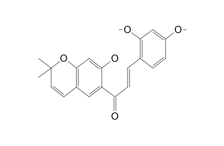 3-(2,4-DIMETHOXYPHENYL)-1-(2,2-DIMETHYL-7-HYDROXY-2H-1-BENZOPYRAN-6-YL)-2-PROPEN-1-ONE