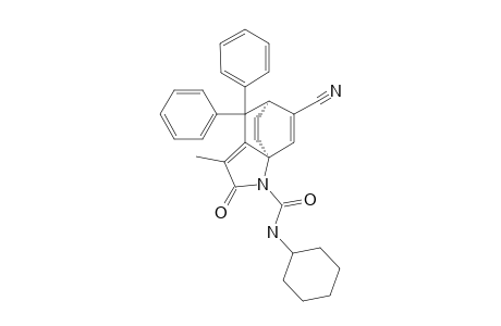 (1RS,7SR)-8-CYANO-N-CYCLOHEXYL-4-METHYL-3-OXO-6,6-DIPHENYL-2-AZATRICYCLO-[5.2.2.0(1,5)]-UNDECA-4,8,10-TRIENE-2-CARBOXAMIDE