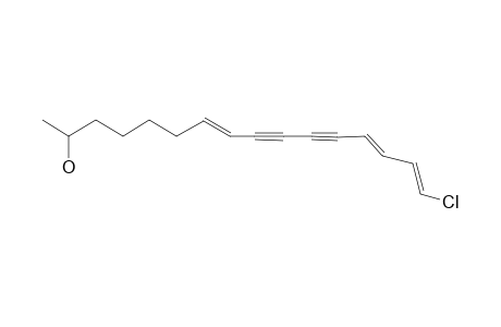 (1E,3E,9Z)-1-CHLOROHEXADECA-5,7-DIYNE-1,3,9-TRIENE-15-OL