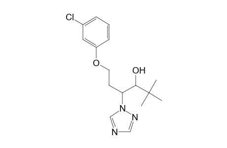 1H-1,2,4-Triazole-1-ethanol, beta-[2-(3-chlorophenoxy)-ethyl]-alpha-(1,1-dimethylethyl)-