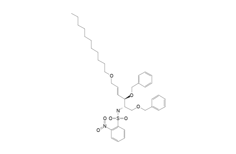 (E)-1,3-DI-O-BENZYL-2,4,5-TRIDEOXY-2-[[(2-NITROPHENYL)-SULFONYL]-AMINO]-6-O-UNDECYL-D-ERYTHRO-HEX-4-ENITOL