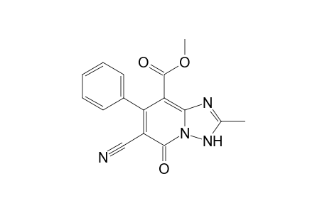 6-Cyano-8-methoxycarbonyl-2-methyl-7-phenyl-3H-[1,2,4]triazolo[1,5-a]pyridin-5-one