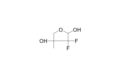 3,3-DIFLUORO-2,4-DIHYDROXY-4-METHYLOXOLANE