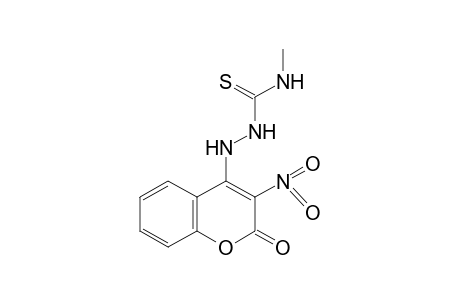 4-(4-methyl-3-thiosemicarbazido)-3-nitrocoumarin