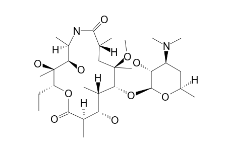 6-O-METHYL-3-O-DECLADINOSYL-9A-AZA-9A-HOMOERYTHROMYCIN_A