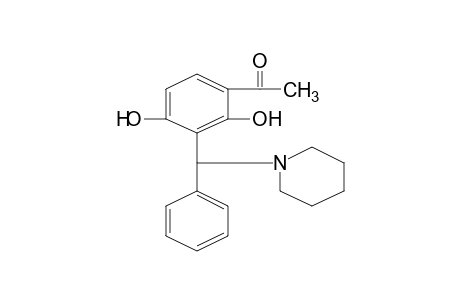 2',4'-dihydroxy-3'-(alpha-piperidinobenzyl)acetophenone