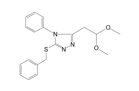 5-(BENZYLTHIO)-4-PHENYL-4H-1,2,4-TRIAZOLE-3-ACETALDEHYDE, DIMETHYL ACETAL