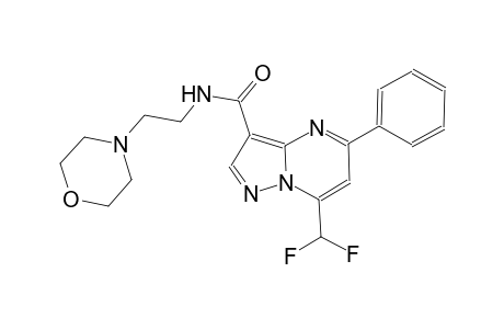 7-(difluoromethyl)-N-[2-(4-morpholinyl)ethyl]-5-phenylpyrazolo[1,5-a]pyrimidine-3-carboxamide