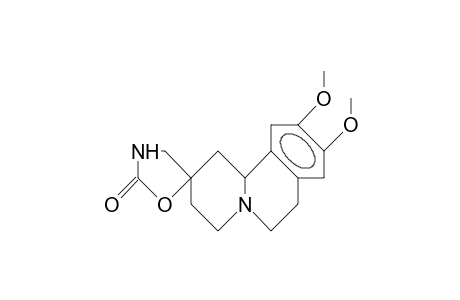 (2R*,11BS*)-SPIRO-[9,10-DIMETHOXY-1,3,4,6,7,11B-HEXAHYDRO-2H-BENZO-[A]-CHINOLISIN-2,5'-OXAZOLIDIN-2'-ON]