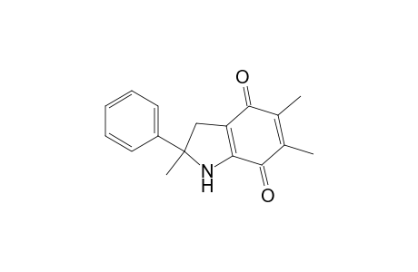 2,3-Dihydro-2,5,6-trimethyl-2-phenyl-1H-indole-4,7-dione