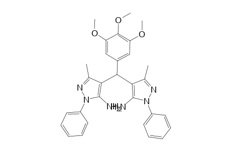 ALPHA,ALPHA-BIS-(5-AMINO-3-METHYL-1-PHENYLPYRAZOL-4-YL)-3,4,5-TRIMETHOXYTOLUENE