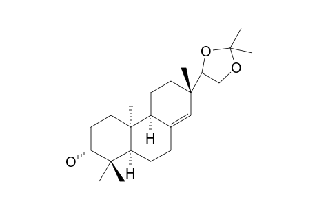 ENT-3-ALPHA,15,16-TRIHYDROXY-PIMAR-8-(14)-EN-15,16-ACETONIDE