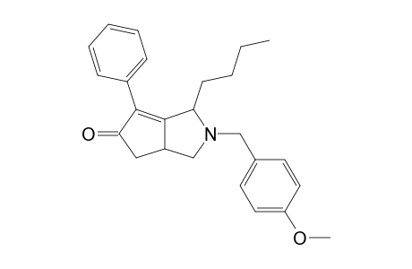 1-Butyl-2-(4-methoxybenzyl)-6-phenyl-2,3,3a,4-tetrahydrocyclopenta[c]pyrrol-5(1H)-one