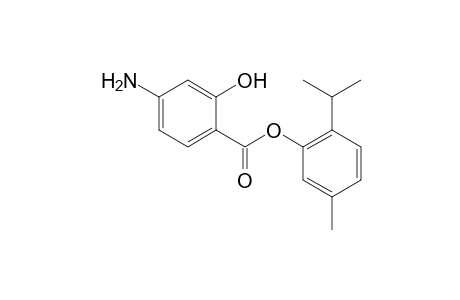 4-aminosalicylic acid, thymyl ester