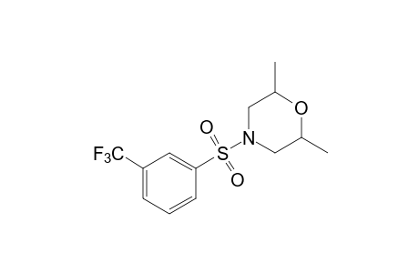 2,6-DIMETHYL-4-[(alpha,alpha,alpha-TRIFLUORO-m-TOLYL)SULFONYL]MORPHOLINE