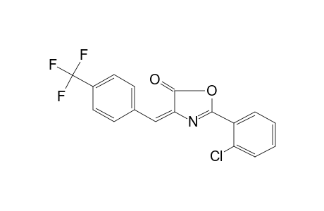 (4E)-2-(2-Chlorophenyl)-4-[4-(trifluoromethyl)benzylidene]-1,3-oxazol-5(4H)-one