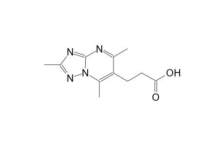 [1,2,4]triazolo[1,5-a]pyrimidine-6-propanoic acid, 2,5,7-trimethyl-