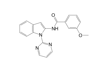 3-Methoxy-N-[1-(pyrimidin-2-yl)-1H-indol-2-yl]benzamide