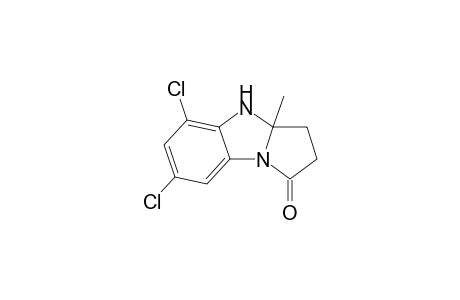 5,7-DICHLORO-3A-METHYL-2,3,3A,4-TETRAHYDRO-1H-PYRROLO-[1,2-A]-BENZIMIDAZOL-1-ONE