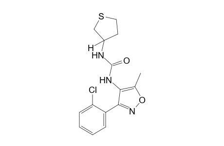 1-[3-(o-chlorophenyl)-5-methyl-4-isoxazolyl]-3-(tetrahydro-3-thienyl)urea